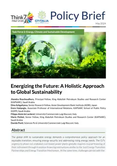 Energizing the Future: A Holistic Approach to Global Sustainability