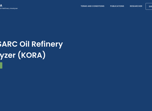 KAPSARC Oil Refinery Analyzer (KORA)