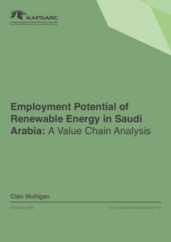 Employment Potential of Renewable Energy in Saudi Arabia: A Value Chain Analysis (1)