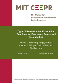 Tight Oil Development Economics: Benchmarks, Breakeven Points, and Inelasticities (1)
