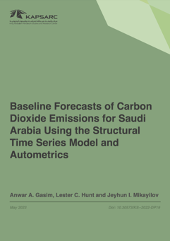 Baseline Forecasts of Carbon Dioxide Emissions for Saudi Arabia Using the Structural Time Series Model and Autometrics (1)